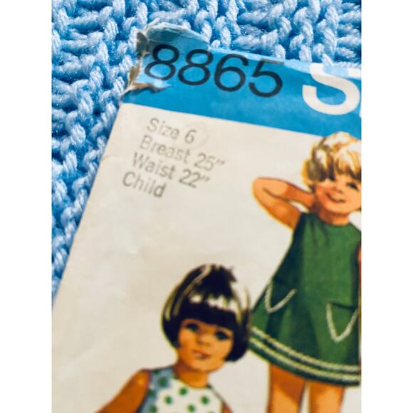 Simplicity 8865 kids top pants shorts dress - Picture 2 of 5